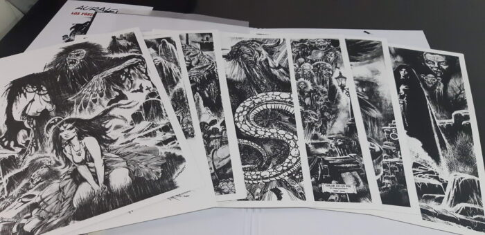 PORTFOLIO AURALEÓN. LOS PÓSTERS DE VAMPUS EDICIÓN LUJO. imagen 3