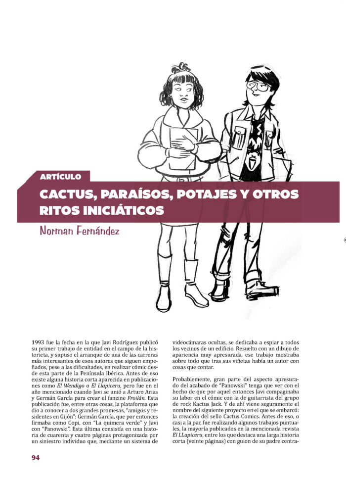 AUTORES DE CÓMIC Nº 5 – JAVIER RODRÍGUEZ imagen 6