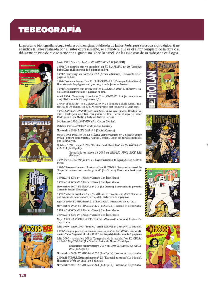AUTORES DE CÓMIC Nº 5 – JAVIER RODRÍGUEZ imagen 12