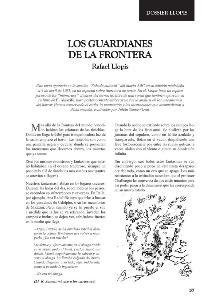 REVISTA “TENEBRE” Nº 1 imagen 6