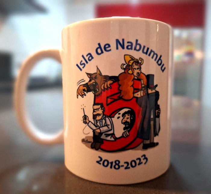 TAZA QUINTO ANIVERSARIO ISLA DE NABUMBU imagen 2