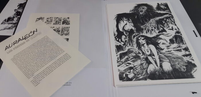 PORTFOLIO AURALEÓN. LOS PÓSTERS DE VAMPUS EDICIÓN LUJO. imagen 2