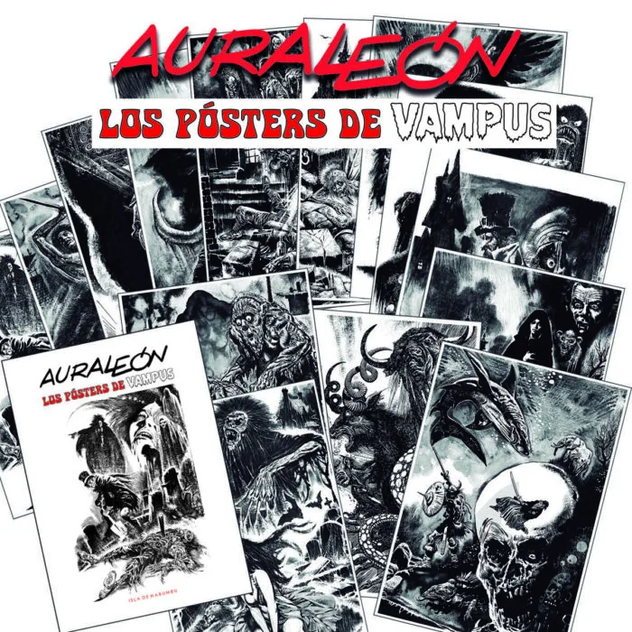 PORTFOLIO AURALEÓN. LOS PÓSTERS DE VAMPUS.